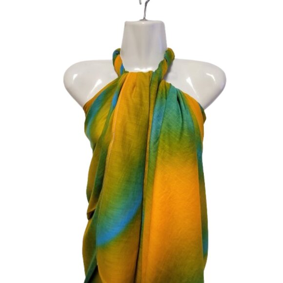 Cover-Ups Swimsuit Cover Ups, Beachwear Wraps, Halter or Strapless Wrap Dress - Picture 7 of 11